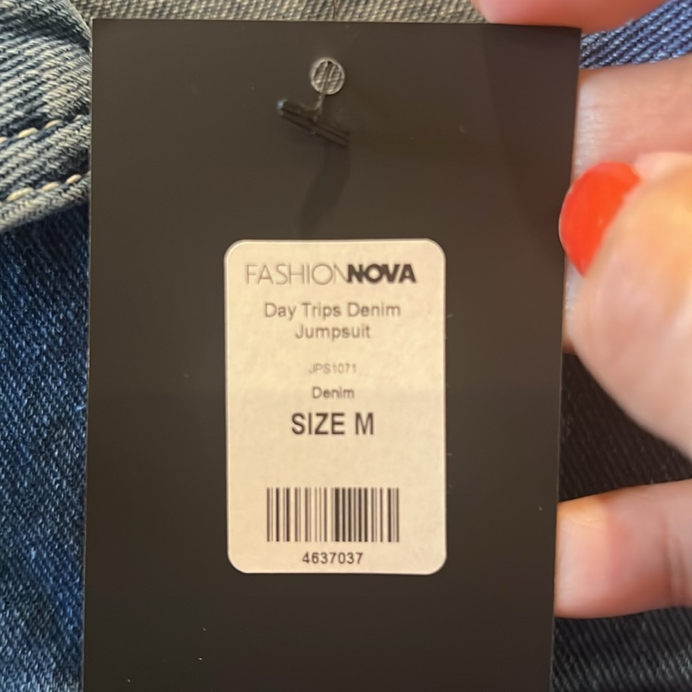 Fashion Nova Day Trips Denim Jumpsuit - Picture 7 of 10